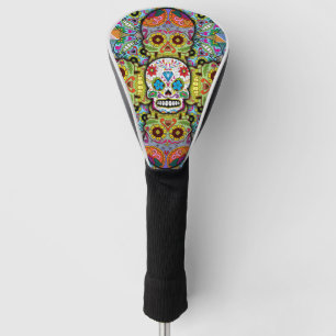 Sugar Skulls Pattern Golf Head Cover