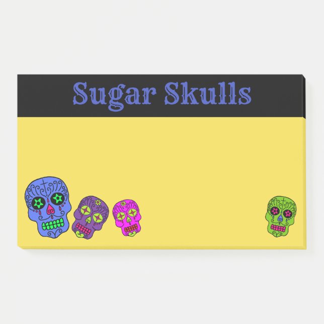 Sugar Skulls Post-it Notes (Front)