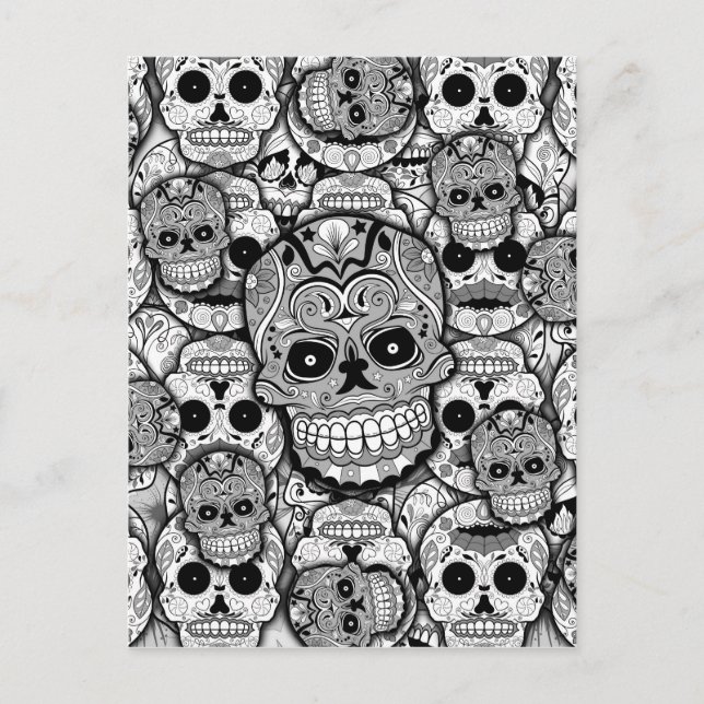 Sugar Skulls Postcard (Front)
