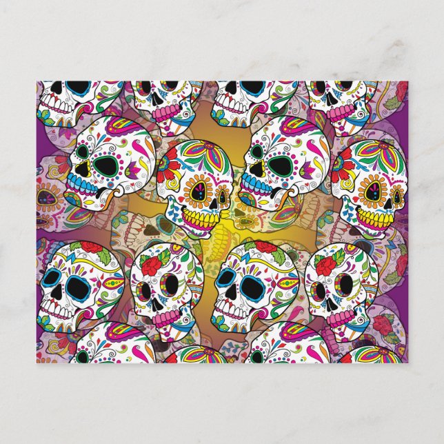 Sugar Skulls Postcard (Front)