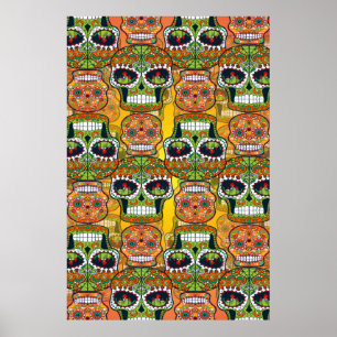 Sugar Skulls Poster