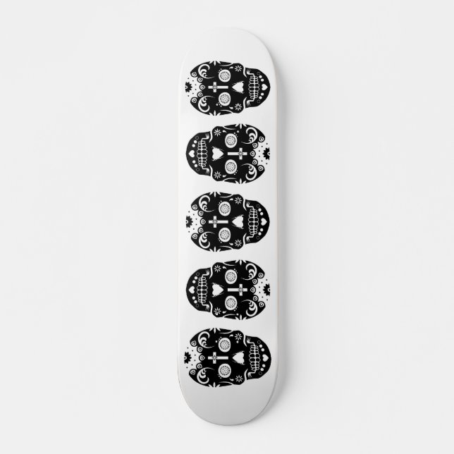 sugar skulls skateboard (Front)
