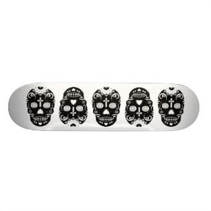 sugar skulls skateboard