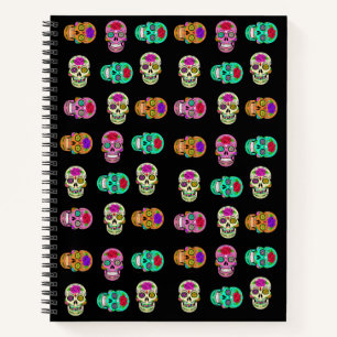 Sugar Skulls Spiral Notebook