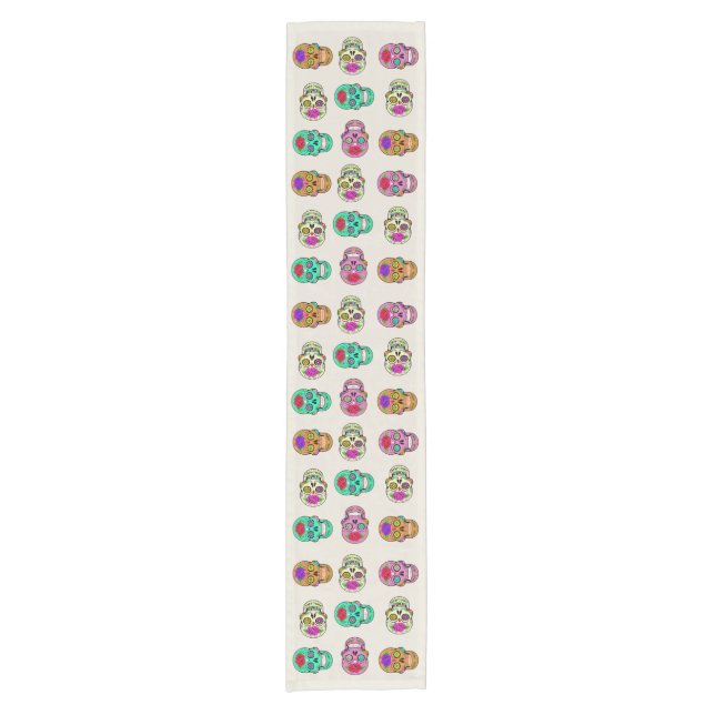Sugar Skulls Table Runner (Front)