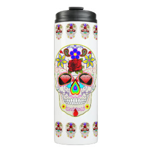 Sugar Skulls Thermal Tumbler