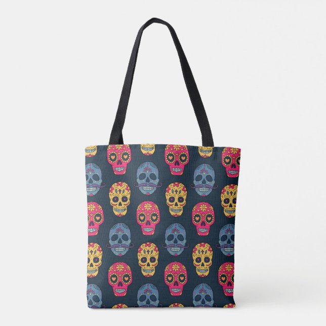 Sugar Skulls Tote Bag (Back)