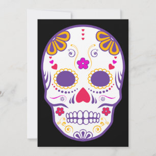 sugar skullz : 1 invitation