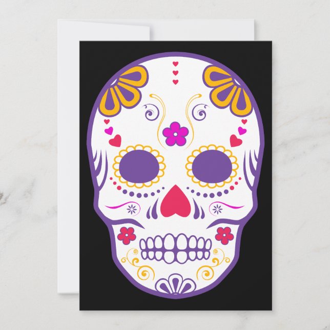 sugar skullz : 1 invitation (Front)