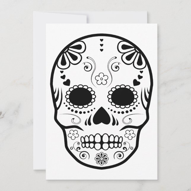 sugar skullz : 1 invitation (Front)