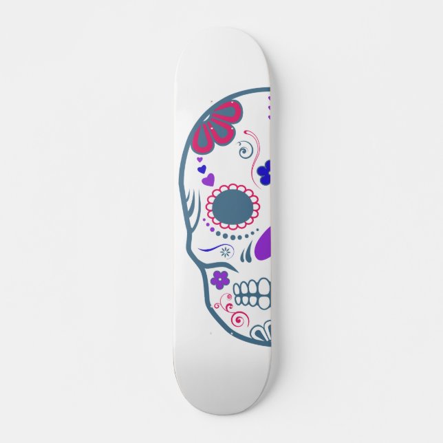 sugar skullz skateboard (Front)