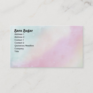 Sugar Space Kawaii Business Cards