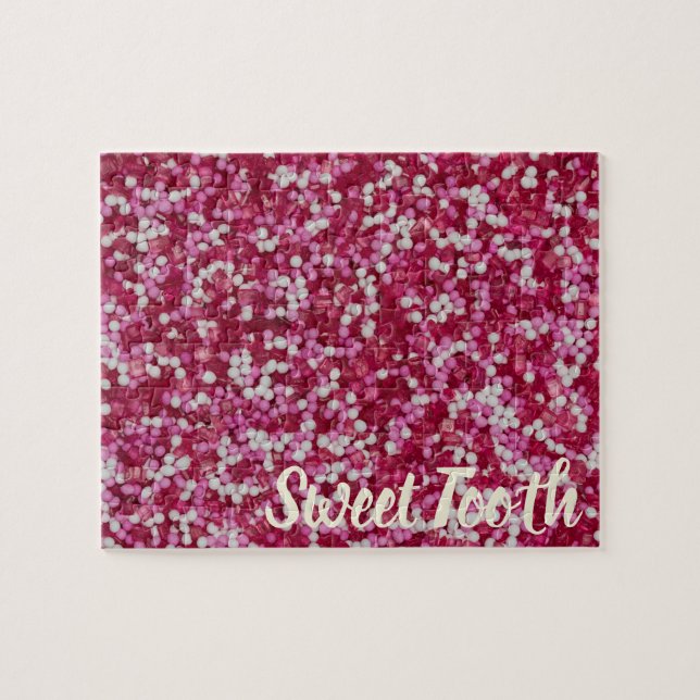 Sugar sprinkles colourful baking crystals gift jigsaw puzzle (Horizontal)