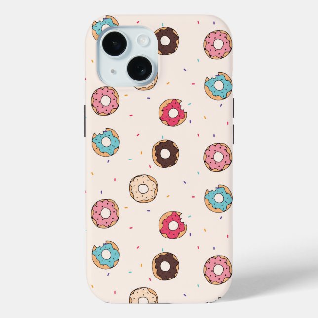 Sugar Sweet Doughnut Pattern Case-Mate iPhone Case (Back)