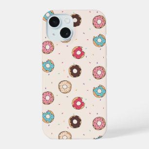 Sugar Sweet Doughnut Pattern iPhone 15 Case