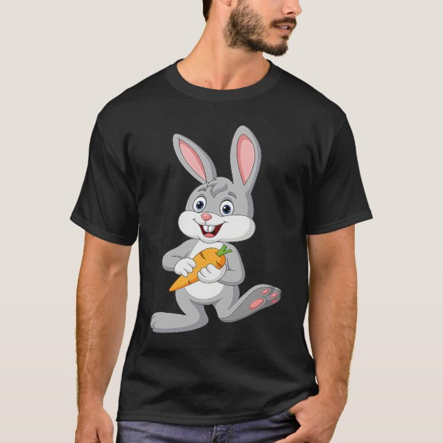 Sugar sweet Easter bunny Easter T-Shirt (Front)