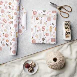 Sugar Sweets and Candy Christmas Wrapping Paper