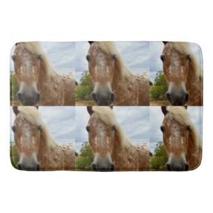 Sugar The Appaloosa Horse, Memory Foam, Bath Mat