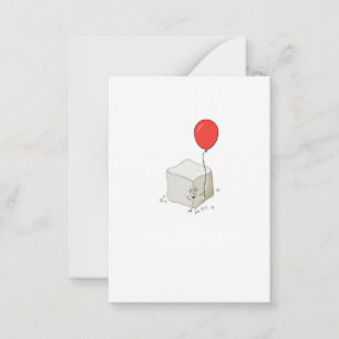 Sugar theme, sugar cube card