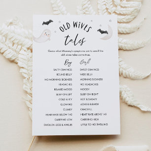 SUGARBOO Old Wives Tales Baby Shower Game Card