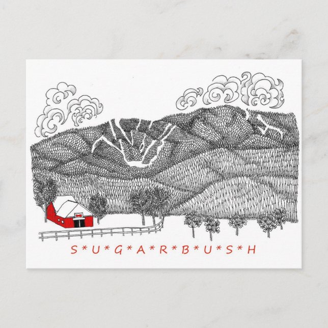 Sugarbush Vermont Postcard (Front)