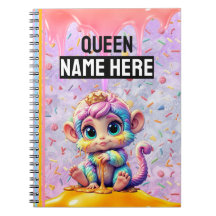 Sugarfluff Queen Spiral Photo Notebook