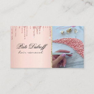 Sugaring Hair Removal Sugaring Beauty Salon Spa Business Card