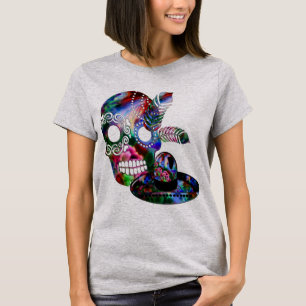 Sugarland Psychedelic Grinnin' Skull Mexicano T-Shirt