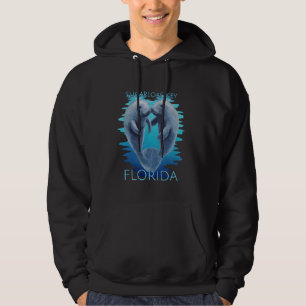 Sugarloaf Key Florida Vacation Cute Manatees Sea C Hoodie