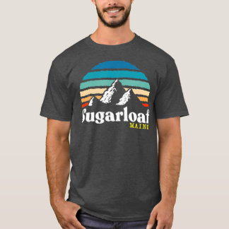 Sugarloaf Maine Ski Resort 1980s Retro T-Shirt