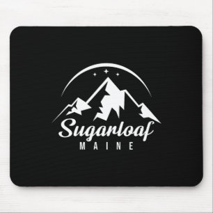 Sugarloaf Maine Ski Resort Skiing Snowboarding Mouse Pad
