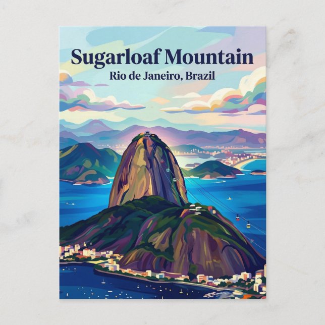 Sugarloaf Mountain Brazil Postcard (Front)