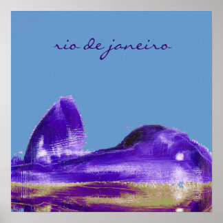 Sugarloaf mountain Rio JR Poster