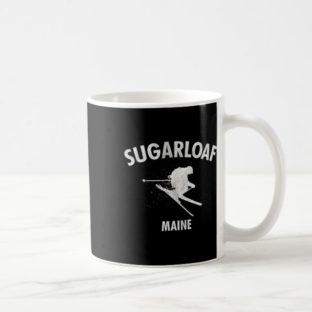 Sugarloaf Skiing Ski Maine Gift Tee  Coffee Mug (Right)