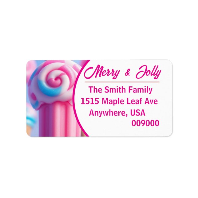 Sugarplum Freeze - Return Address Label (Front)