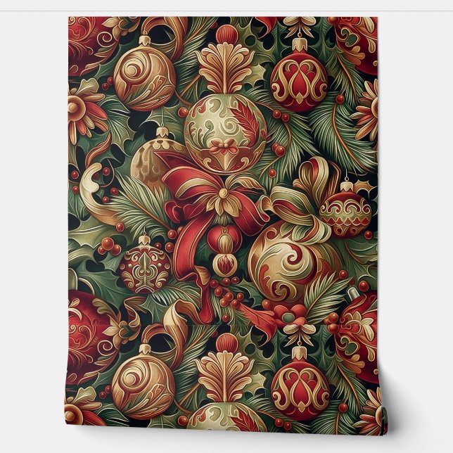 Sugarplum Sparkle Christmas Wallpaper (Unrolling)