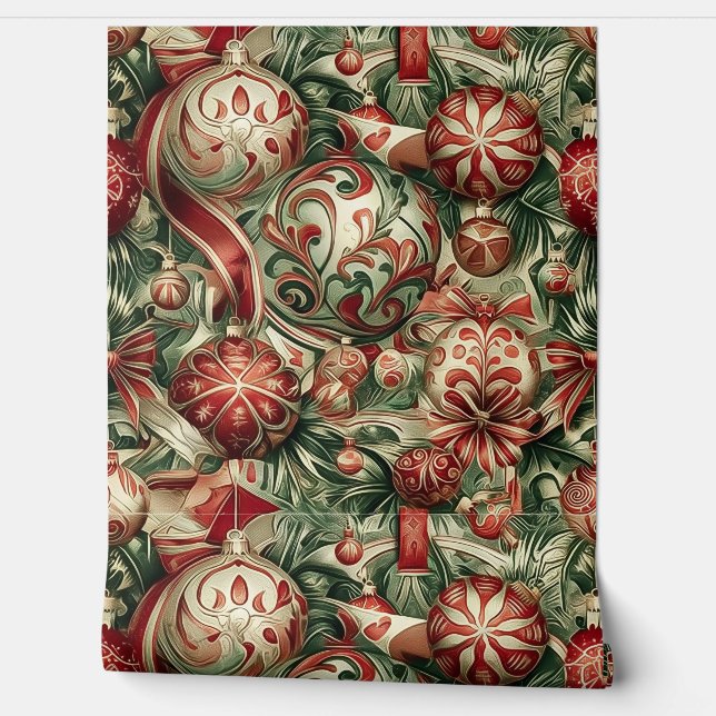 Sugarplum Sparkle Christmas Wallpaper (Unrolling)