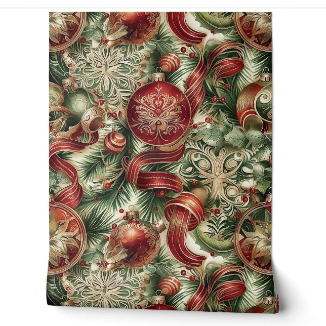 Sugarplum Sparkle Christmas Wallpaper (Unrolling)
