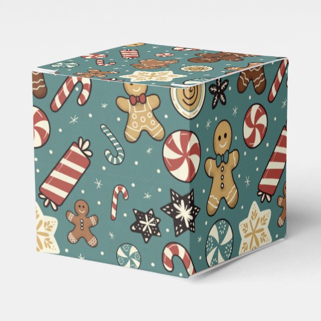 Sugarplum Swirls Favour Box (Front Side)
