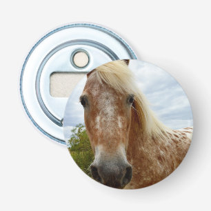 "Sugar's Stride: The Appaloosa's Grace" Bottle Opener