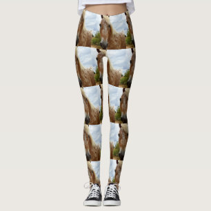 "Sugar's Stride: The Appaloosa's Grace" Leggings