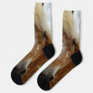 "Sugar's Stride: The Appaloosa's Grace" Socks