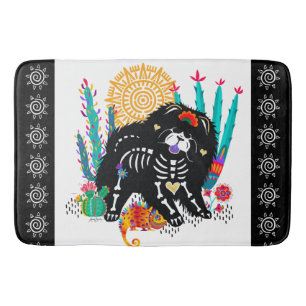 SUGARSKULL NIRVANA  Chow Dog crate/bath mat