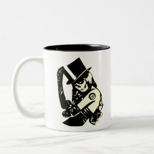 Sugarskull Sugar Skull Day Of The Dead Tattoo 0055 Two-Tone Coffee Mug
