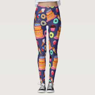 Sugary Delights Pattern Leggings
