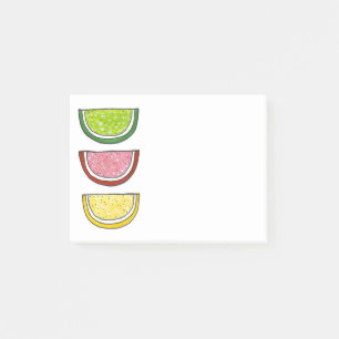 Sugary Fruit Slice Candy Lemon Lime Slices Post It Post-it Notes