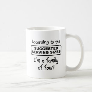 Suggested Serving Funny Mug