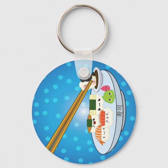 Suhsi Platter Key Chain (Front)