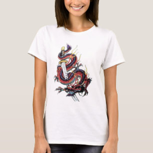 Sui Riu Japanese Dragon Katana T-Shirt