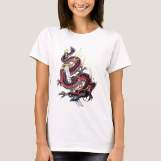 Sui Riu Japanese Dragon Katana T-Shirt